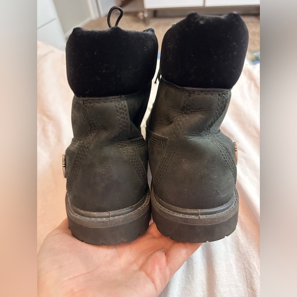 Timberland WOMEN'S VELVET ACCENT PREMIUM WATERPROOF BOOTS Black Size 9 - Picture 6 of 14